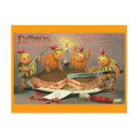 Vintage Halloween Goblins Post Card