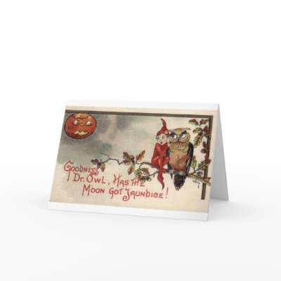Vintage Halloween Greeting Cards Classic Posters