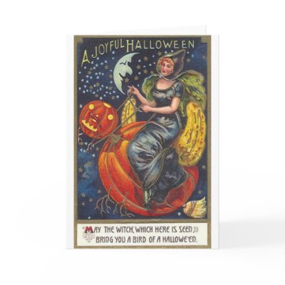 Vintage Halloween Greeting Cards Classic Posters