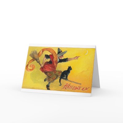 Vintage Halloween Greeting Cards Classic Posters