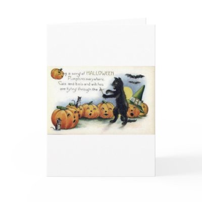 Vintage Halloween Greeting Cards Classic Posters