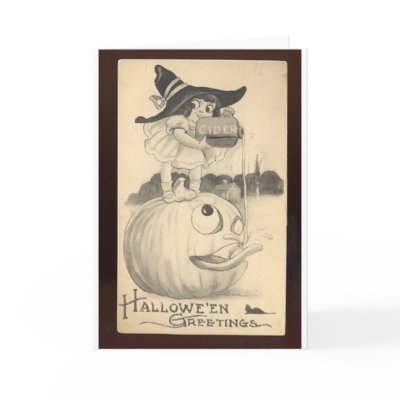 Vintage Halloween Greeting Cards Classic Posters