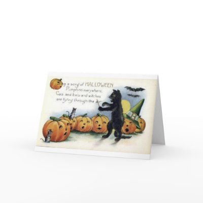 Vintage Halloween Greeting Cards Classic Posters