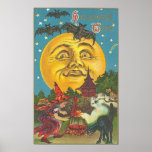 Vintage Halloween Greeting Cards Classic Posters posters