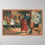 Vintage Halloween Greeting Cards Classic Posters