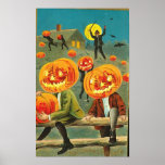 Vintage Halloween Greeting Cards Classic Posters