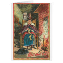 Vintage Halloween Greeting Cards Classic Posters
