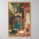 Vintage Halloween Greeting Cards Classic Posters