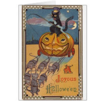 Vintage Halloween Greeting Cards Classic Posters