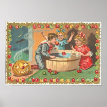 Vintage Halloween Greeting Cards Classic Posters