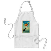 Vintage Halloween Greeting Cards Classic Posters Apron
