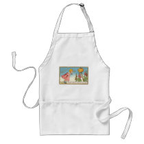 Vintage Halloween Greeting Cards Classic Posters Apron