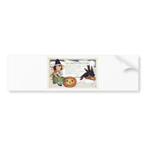 Vintage Halloween Greeting Cards Classic Posters bumper stickers