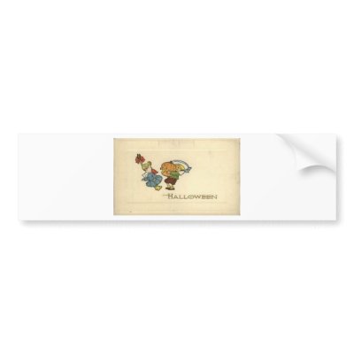 Vintage Halloween Greeting Cards Classic Posters bumper stickers