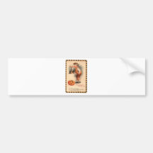 Vintage Halloween Greeting Cards Classic Posters Bumper Sticker