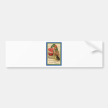 Vintage Halloween Greeting Cards Classic Posters Bumper Sticker