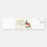 Vintage Halloween Greeting Cards Classic Posters Bumper Sticker