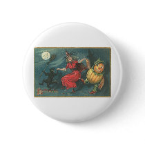 Vintage Halloween Greeting Cards Classic Posters Pin