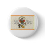 Vintage Halloween Greeting Cards Classic Posters Pinback Button