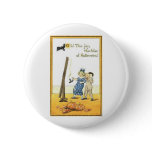 Vintage Halloween Greeting Cards Classic Posters Pin