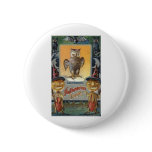 Vintage Halloween Greeting Cards Classic Posters Pinback Button