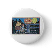 Vintage Halloween Greeting Cards Classic Posters Pin