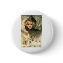 Vintage Halloween Greeting Cards Classic Posters Button