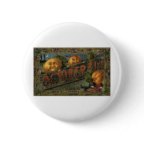 Vintage Halloween Greeting Cards Classic Posters Button