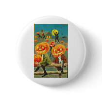 Vintage Halloween Greeting Cards Classic Posters Button