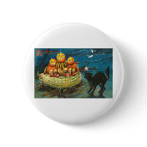 Vintage Halloween Greeting Cards Classic Posters Buttons
