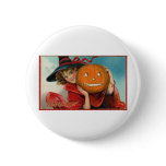 Vintage Halloween Greeting Cards Classic Posters Pinback Buttons