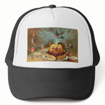 Vintage Halloween Greeting Cards Classic Posters Trucker Hats