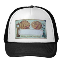 Vintage Halloween Greeting Cards Classic Posters Hat