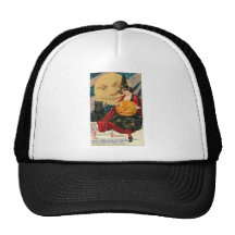 Vintage Halloween Greeting Cards Classic Posters Mesh Hat