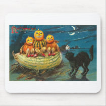 Vintage Halloween Greeting Cards Classic Posters mousepads