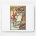 Vintage Halloween Greeting Cards Classic Posters Mouse Pads