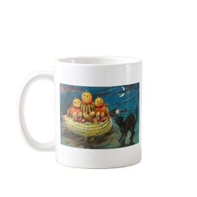 Vintage Halloween Greeting Cards Classic Posters mugs