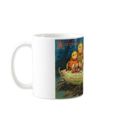 Vintage Halloween Greeting Cards Classic Posters mugs
