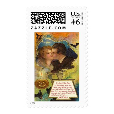 Vintage Halloween Greeting Cards Classic Posters postage