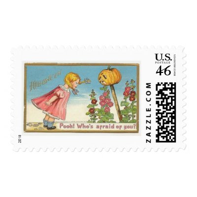 Vintage Halloween Greeting Cards Classic Posters postage
