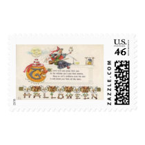 Vintage Halloween Greeting Cards Classic Posters postage
