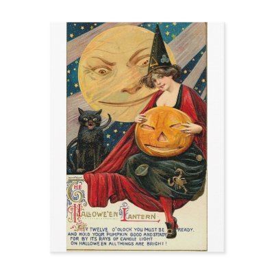 Vintage Halloween Greeting Cards Classic Posters postcards