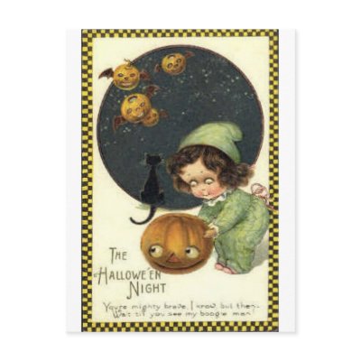 Vintage Halloween Greeting Cards Classic Posters postcards