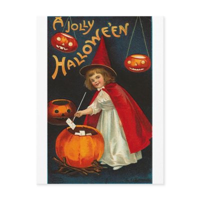 Vintage Halloween Greeting Cards Classic Posters postcards