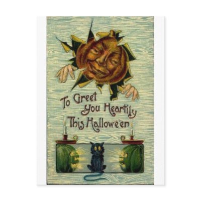 Vintage Halloween Greeting Cards Classic Posters postcards