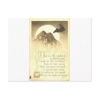Vintage Halloween Greeting Cards Classic Posters postcards