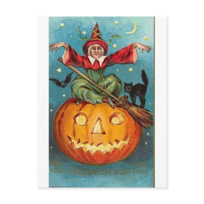 Vintage Halloween Greeting Cards Classic Posters postcards