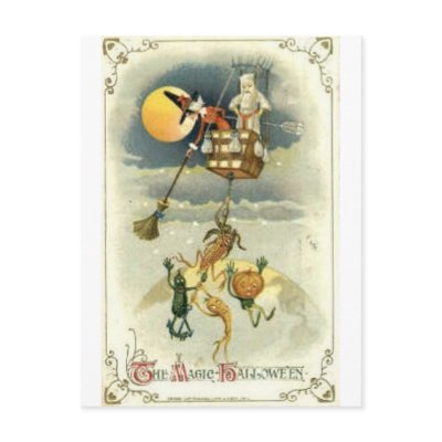 Vintage Halloween Greeting Cards Classic Posters postcards