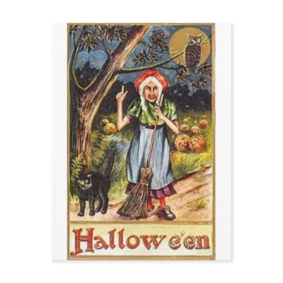 Vintage Halloween Greeting Cards Classic Posters postcards