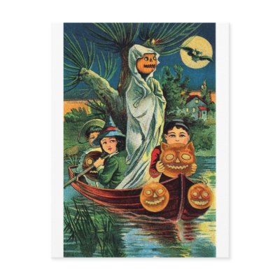 Vintage Halloween Greeting Cards Classic Posters postcards